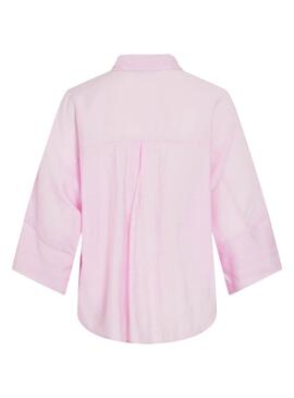 Bluse Vila Viaspyn Loose rosa für Frauen