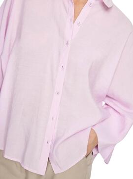 Bluse Vila Viaspyn Loose rosa für Frauen