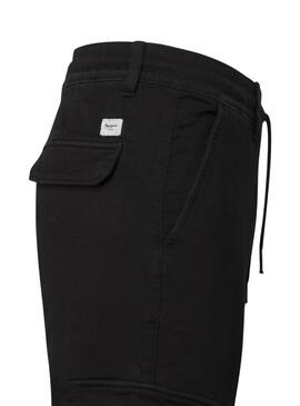 Hose Pepe Jeans Gymdigo Cargo Schwarz für Herren