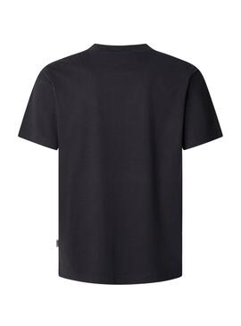 T-Shirt Pepe Jeans Flag schwarz für Herren