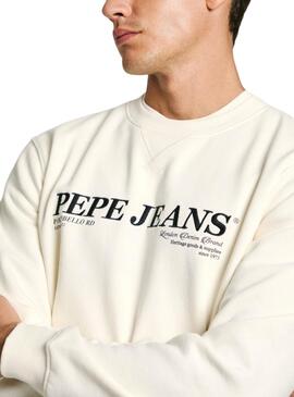 Sweatshirt Pepe Jeans Dylan weiß für Herren