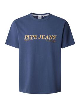 T-shirt Pepe Jeans Dylan blau für Herren