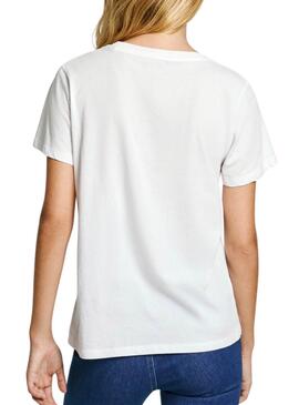 T-shirt Pepe Jeans Leticia weiß für Frauen