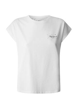 T-Shirt Pepe Jeans Lorena weiß für Frauen