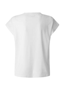 T-Shirt Pepe Jeans Lorena weiß für Frauen