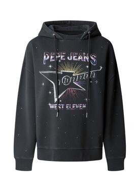 Sweatshirt Pepe Jeans Lilian schwarz für Damen