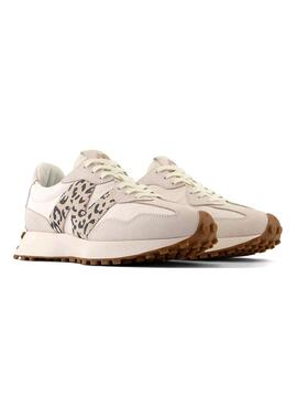 Sneaker New Balance 327 beige animal print für Damen