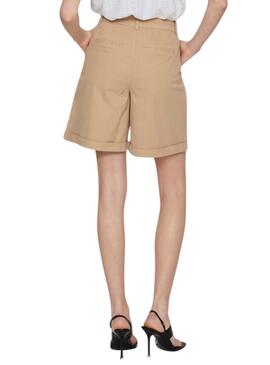 Kurze Hose Vila Vistorma Chinohose in Beige für Damen