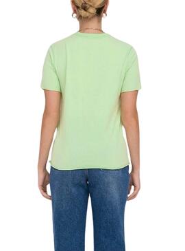 T-shirt Only Lucy Green für Damen.