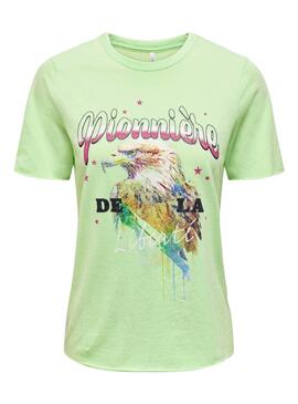 T-shirt Only Lucy Green für Damen.