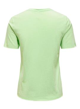 T-shirt Only Lucy Green für Damen.