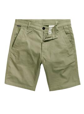 Bermuda G-Star Grün Bronson 2.0 Slim Chino für Herren