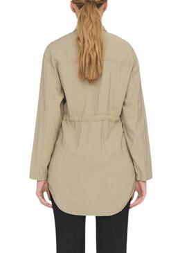 Jacke Only Nadine Utility Beige für Damen