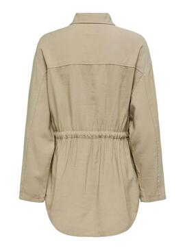 Jacke Only Nadine Utility Beige für Damen