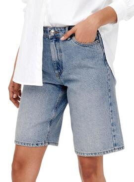 Kurze Jeansshorts Only Sonny Wide für Damen