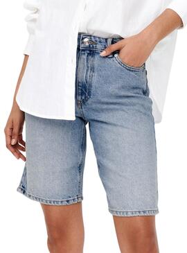 Kurze Jeansshorts Only Sonny Wide für Damen