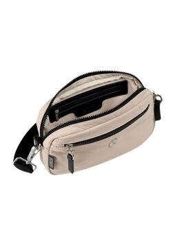 Tasche München Bloom Slim Beige für Damen.