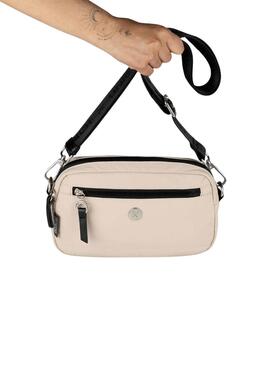 Tasche München Bloom Slim Beige für Damen.