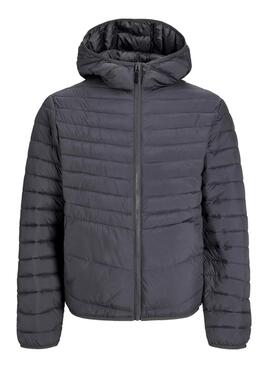 Gepolsterte Jacke Jack and Jones Estate, faltbar, grau, für Herren.