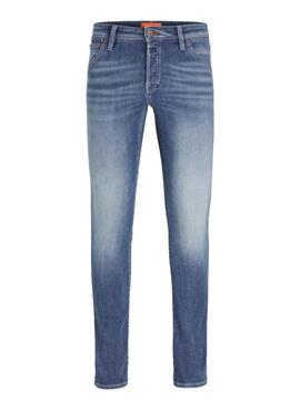 Jeans Jack and Jones Glenn Fox in blauem Waschton für Herren.