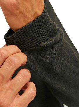 Pullover Jack and Jones Basic Rollkragen in Grün für Herren