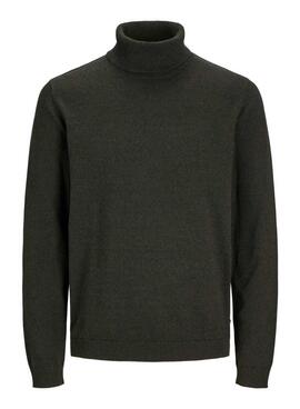 Pullover Jack and Jones Basic Rollkragen in Grün für Herren