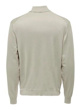 Pullover Only and Sons Wyler mit Rollkragen in Beige für Herren