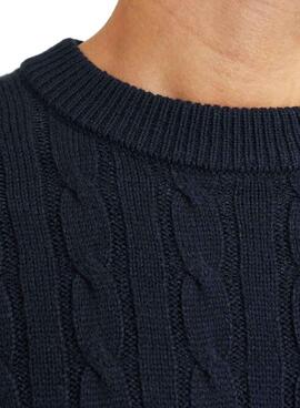 Jack und Jones Herren-Strickpullover in Marineblau