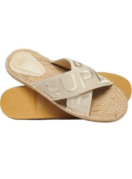 Superdry Sandalen in Beige für Damen