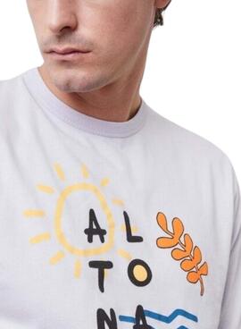 T-Shirt Altonadock Malva für Herren