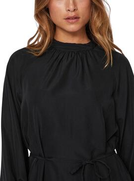 Kleid Vila Vigraffy schwarz für Damen