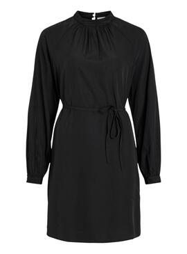 Kleid Vila Vigraffy schwarz für Damen