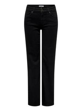 Die schwarze Only Blush Straight-Jeans für Damen.