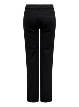 Die schwarze Only Blush Straight-Jeans für Damen.