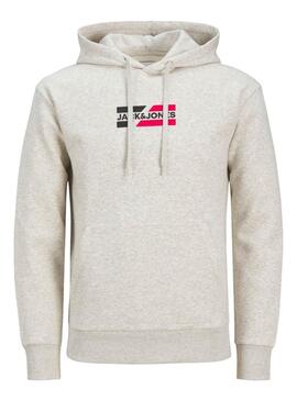 Sweatshirt Jack and Jones Corp grau für Herren