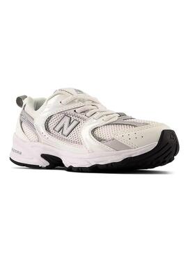 Turnschuhe New Balance 530 weiß für Jungen und Mädchen