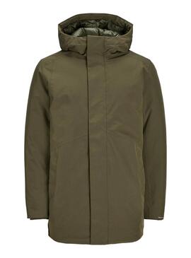 Parka Jack and Jones Ekeen grün für Herren