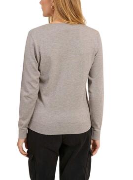 Pullover Naf Naf Joana grau für Damen