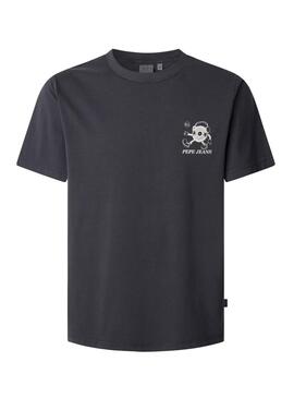 T-Shirt Pepe Jeans Dean Schwarz für Herren