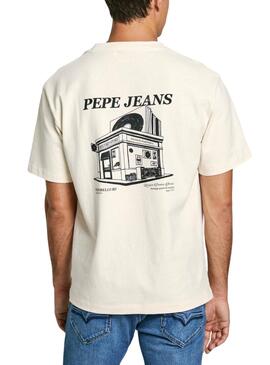 T-shirt Pepe Jeans Dalton weiß für Herren