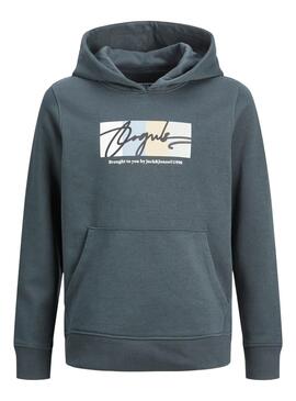 Sweatshirt Jack and Jones Portland Benzin für Kinder