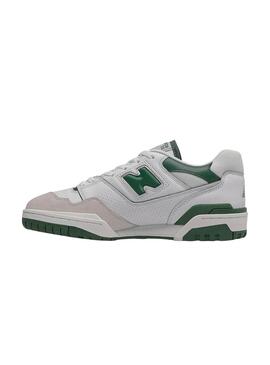 Turnschuhe New Balance BB550 grün und weiß für Herren