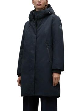 Parka Ecoalf Glamouralf schwarz für Damen.