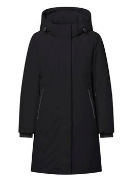 Parka Ecoalf Glamouralf schwarz für Damen.