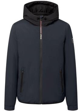 Ecoalf Cartesalf Marineblauer Mantel für Herren.