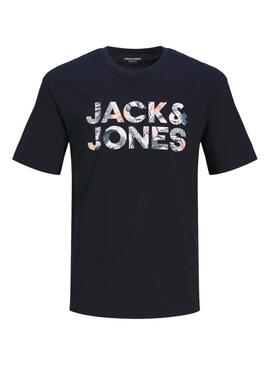 T-Shirt Jack and Jones Bryan in Marineblau für Herren