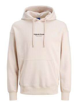 Sweatshirt Jack and Jones Vesterbro beige für Männer