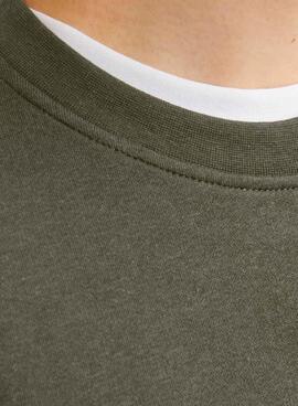 Sweatshirt Jack and Jones Vesterbro Crew grün für Herren.