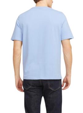 T-shirt Jack and Jones Simon blau für Herren