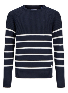 Pullover Jack and Jones Pannel Marineblau für Jungen